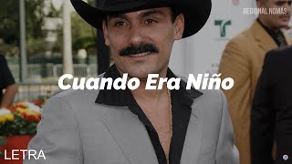 Video thumbnail of "El Chapo De Sinaloa - Cuando Era Niño (LETRA)"