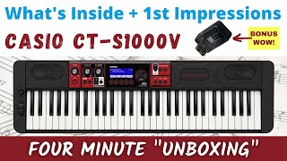 Casio CT-s1000v Unboxing and First Impressions