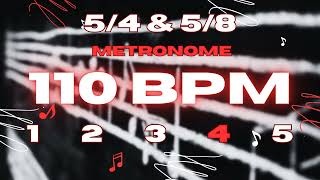 110 BPM - 5/4 & 5/8 Metronome