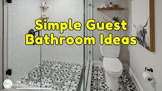 Ideas For Small Guest Bathrooms Space-Saving Solutions Bathroom Ideas With Shower And Toilet