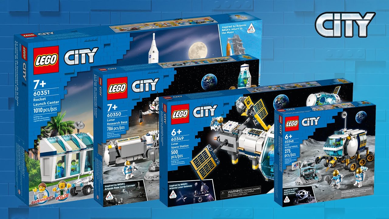 All LEGO City Space Sets 2022 NASA Artemis Compilation/Collection