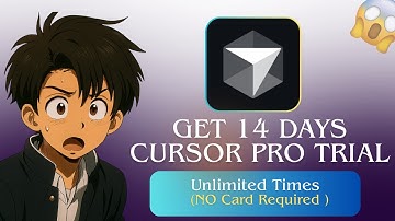 How to Get Cursor Pro Free Trial (Unlimited) | No Credit Card Needed 2025 🚀