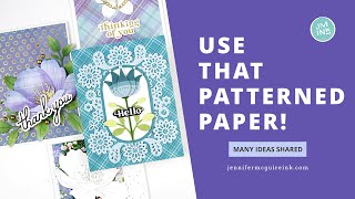 Use Up Your Patterned Papers! [Many Cards] by Jennifer McGuire Ink 45,188 views 4 months ago 30 minutes