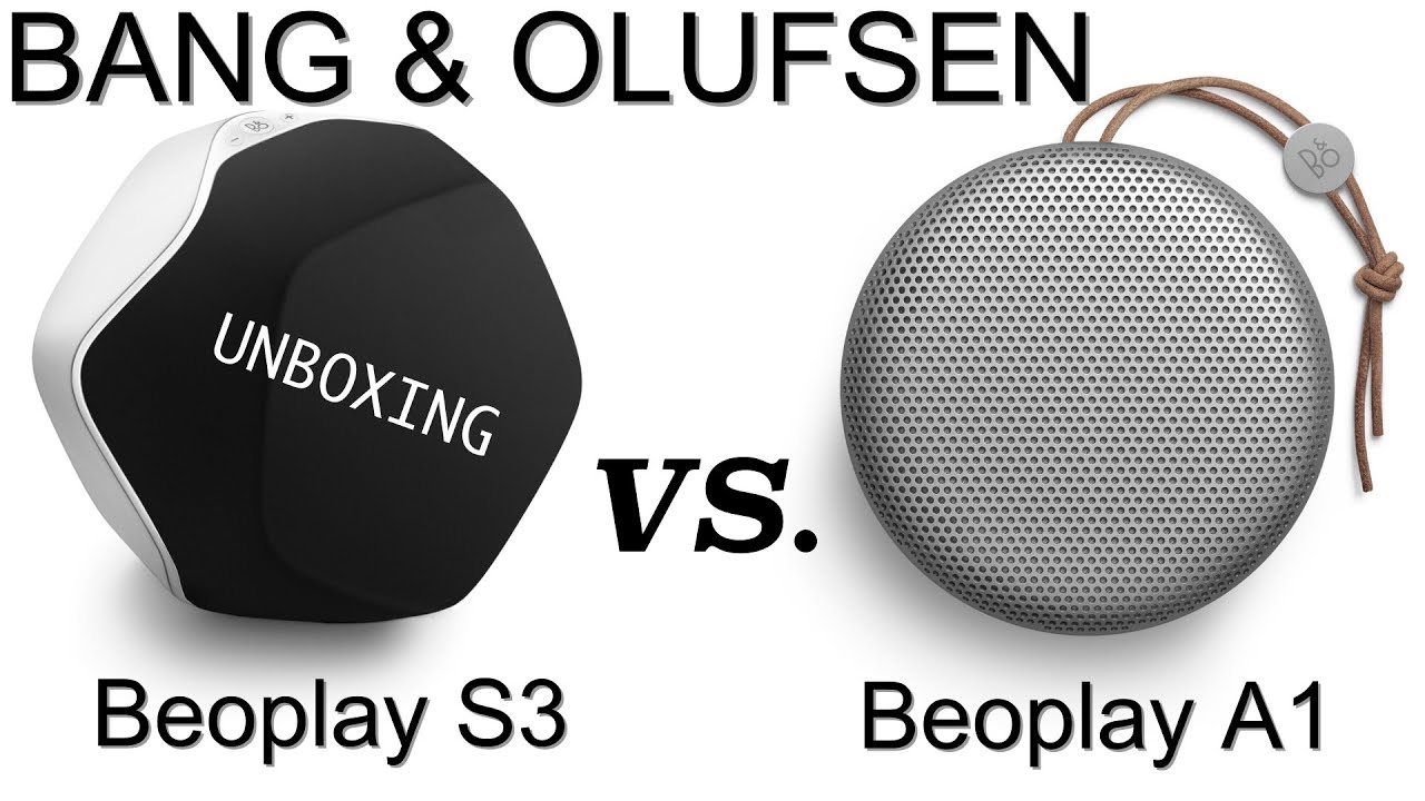 Beoplay S3 UNBOXING распаковка и звук VS. Beoplay A1 - YouTube