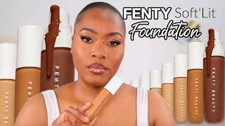 NEW FENTY BEAUTY SOFT’LIT LUMINOUS FOUNDATION REVIEW & WEAR TEST 2024 screenshot 4