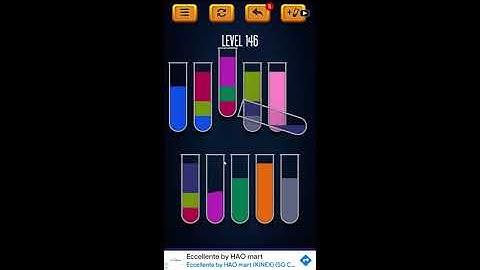 Water Sort Puzzle - Color Liquid Sorting Game Level 146 Solution