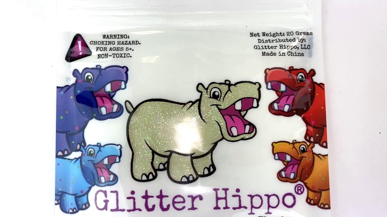 GlitterHippo.com UV Glitter - White to Olive Green - Color Changing Glitter