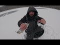First?Barely?Hard Ice, Catch/Cook...... multiple species Trout.#rainbowtrout #brookies #brown