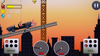 Hill Climb Racing - 7066m POLICE CAR / CONSTRUCTION screenshot 4