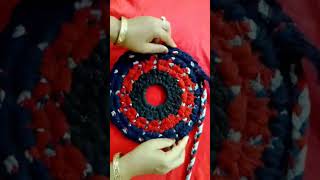 DIY Doormat Using Safety Pins & Old Saree| Dupatta | Easy & Budget-Friendly Craft Idea!|