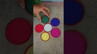 Simple Rangoli..💫Viral Rangoli Design 2026 🔥| Must Try Once!🌸#shorts#rangoli#easyrangoli#rangolilove