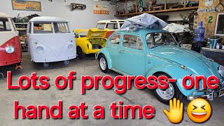 A Day in the Life of Vintage Classic Specialist, Episode 104, Karmann Ghia and Turquoise Bug work! by Vintage Classic Specialist 513 views 1 month ago 9 minutes, 17 seconds