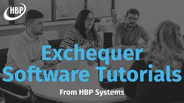 Exchequer - Adding A New GL Code