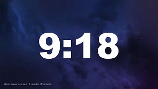 9 minutes 18 seconds [558 secs] clock timer countdown || Alarm Focus