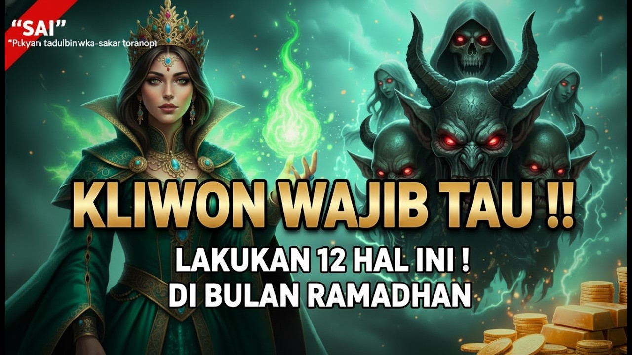 KLIWON JANGAN SAMPAI RUGI! 12 Kebiasaan Emas Penarik Rezeki Deras di Bulan Puasa