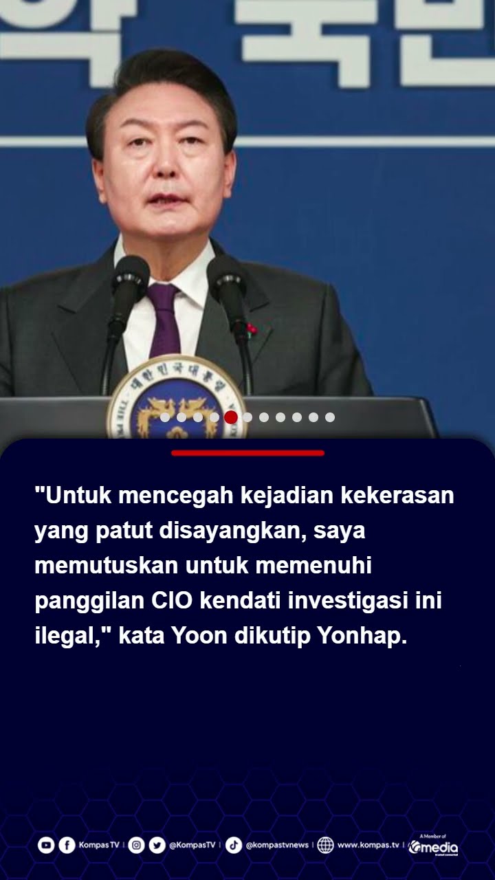Presiden Yoon Suk-yeol Dibekuk KPK Korsel, Mengaku Bersedia Ditangkap Hindari Pertumpahan Darah