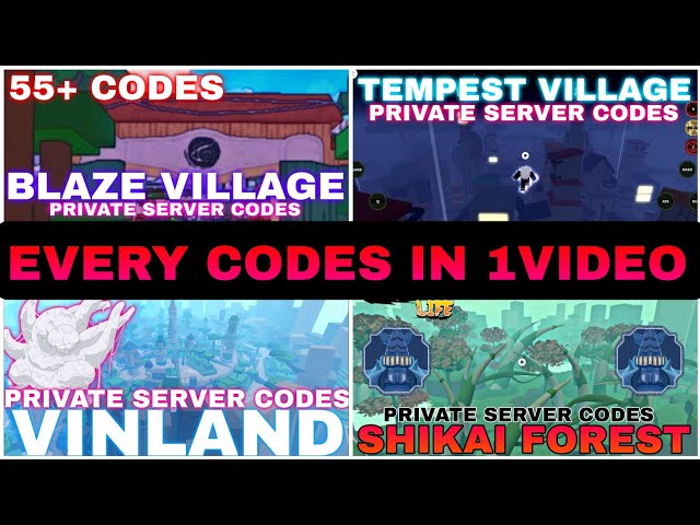 Shindo Life Vinland Codes (Private Server Codes) - Roblox - Pro