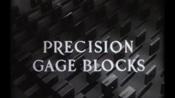 Precision Gage Blocks