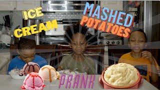 Making My Family ICE CREAM But Putting Mashed Potatoes Instead @Vlog Creations  @DuB Family