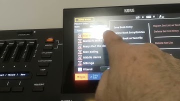 Korg PA5x   Book   Songbook  Set List Eng