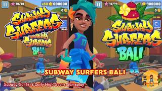 Subway Surfers Bali Map Subway Surfers Riley Aquamarine Outfit Gameplay Subway Surfers World Tour screenshot 3
