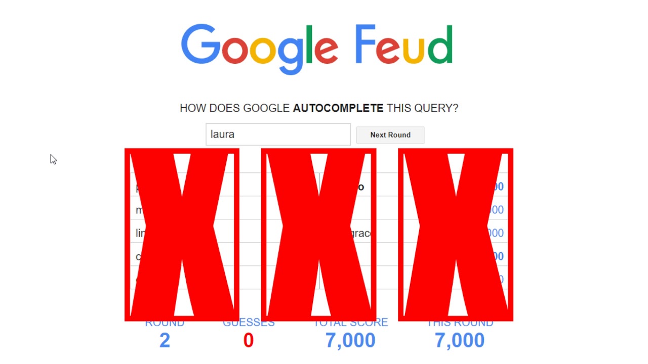 Google Feud Answers Game - Play Google Feud Answers Online for