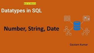 SQL Data Types | Datatypes in SQL | SQL Tutorial for Beginners to Advanced | Numeric | String | Date