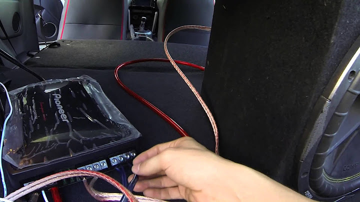 Installing sub and amp to stock factory FRS or BRZ