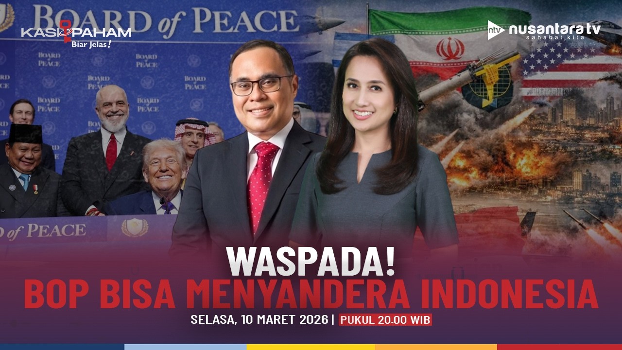 [LIVE] Waspada! Board of Peace Bisa Menyandera Indonesia | KASI PAHAM