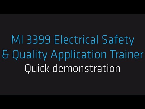 MI 3399 Electrical Safety & Quality Application Trainer