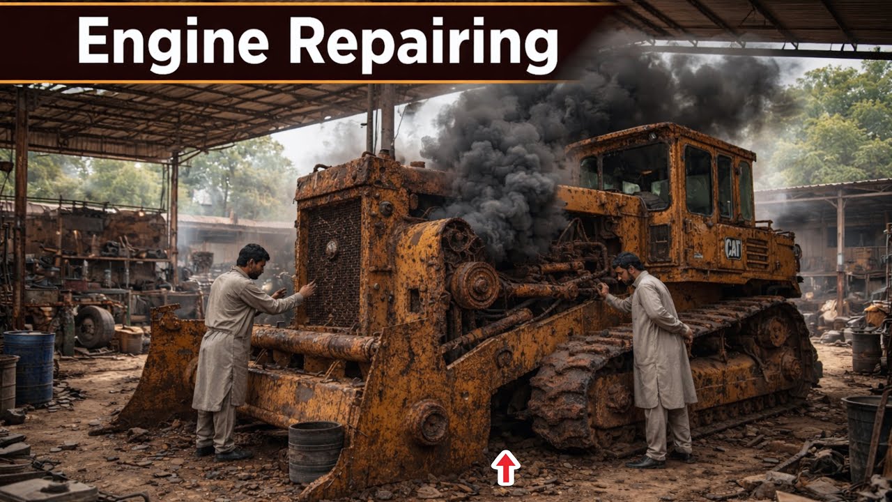 Bulldozer Engine Seized! Pistons Shattered from Extreme Heat & Heavy Work | Full Amazing Restoration