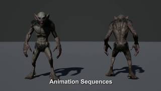 Vampire Creature Unreal 4 Asset.