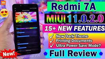 Redmi 7A MIUI 11.0.2.0 India Stable Update Full Review | 15+ New Features | Redmi 7A MIUI 11 Update