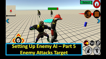 Unity Game - Enemy AI - Enemy Attacks Target
