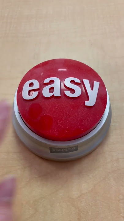 Staples - Easy Button Video from Ad Age