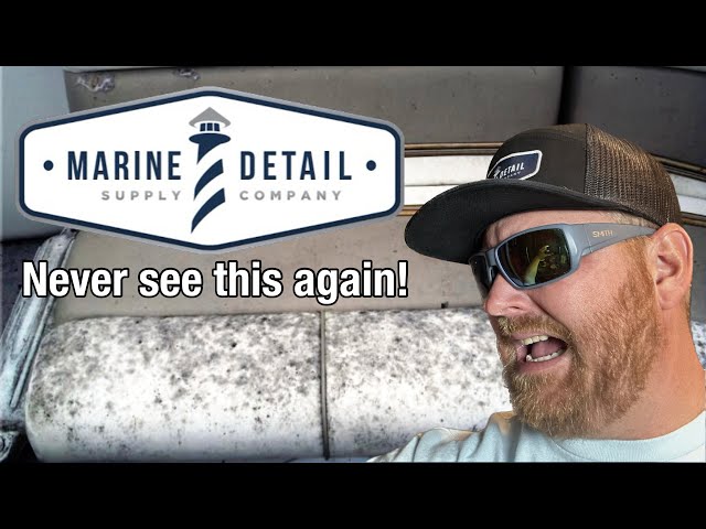 Cleaning Dirty Boat Seats, Marine 31 Mildew Remover, How To Clean