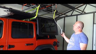 JEEP WRANGLER CABRIO |  DIY ELECTRIC HARDTOP HOIST SYSTEM