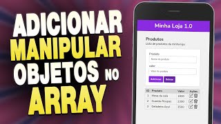How to Add and Manipulate Objects in an Array - Pure Object-Oriented Javascript Course - Lesson 3