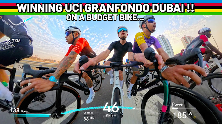 WINNING my Biggest CASH Prize On My CHEAPEST BIKE! - UCI Granfondo Dubai