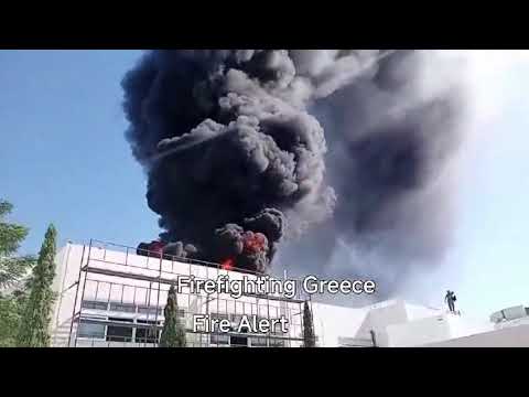 Φωτιά στην οροφή του μουσικό σχολείο της Παλλήνης, δείτε εικόνες