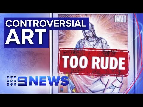 The painting depicting the Virgin Mary that’s causing a stir | Nine News Australia The painting depicting the Virgin Mary that’s causing a stir | Nine News Australia
