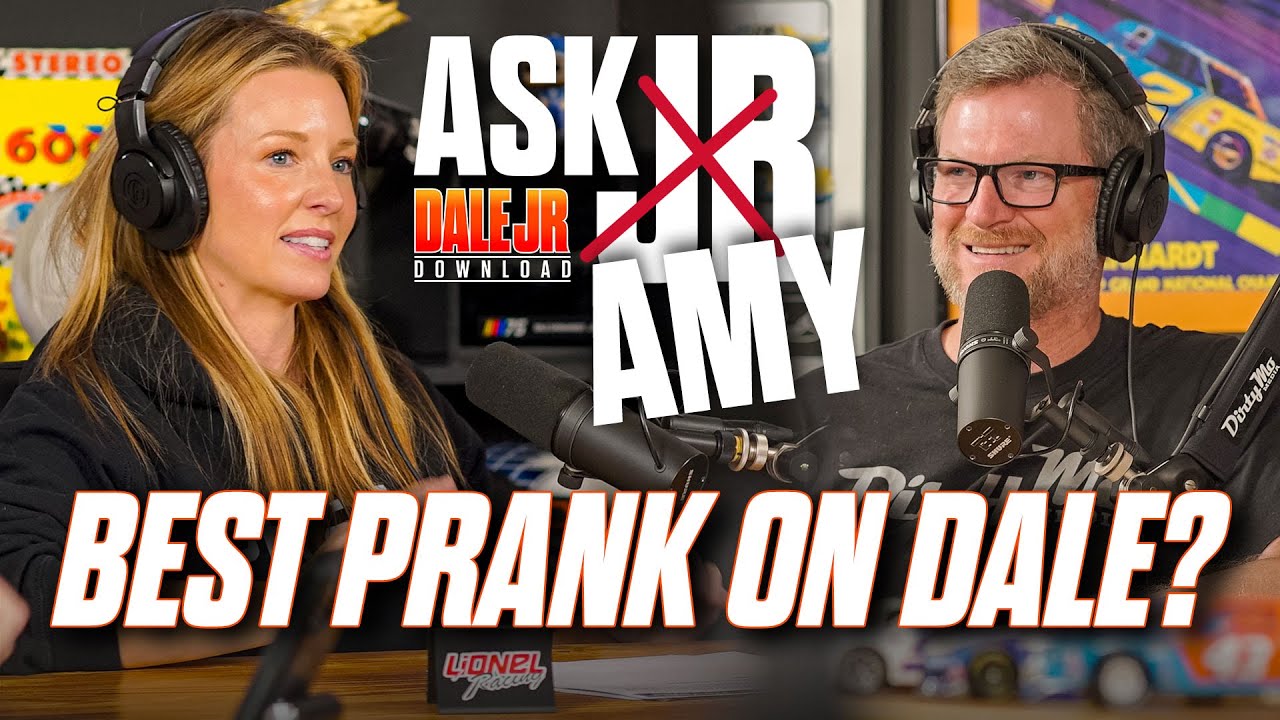 Amy's Surprising Answer To Being Asked About The Best Prank She's Pulled On Dale Earnhardt Jr.
