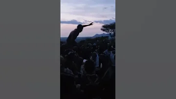 Naked African Man Jumps 10 Bulls Shorts 