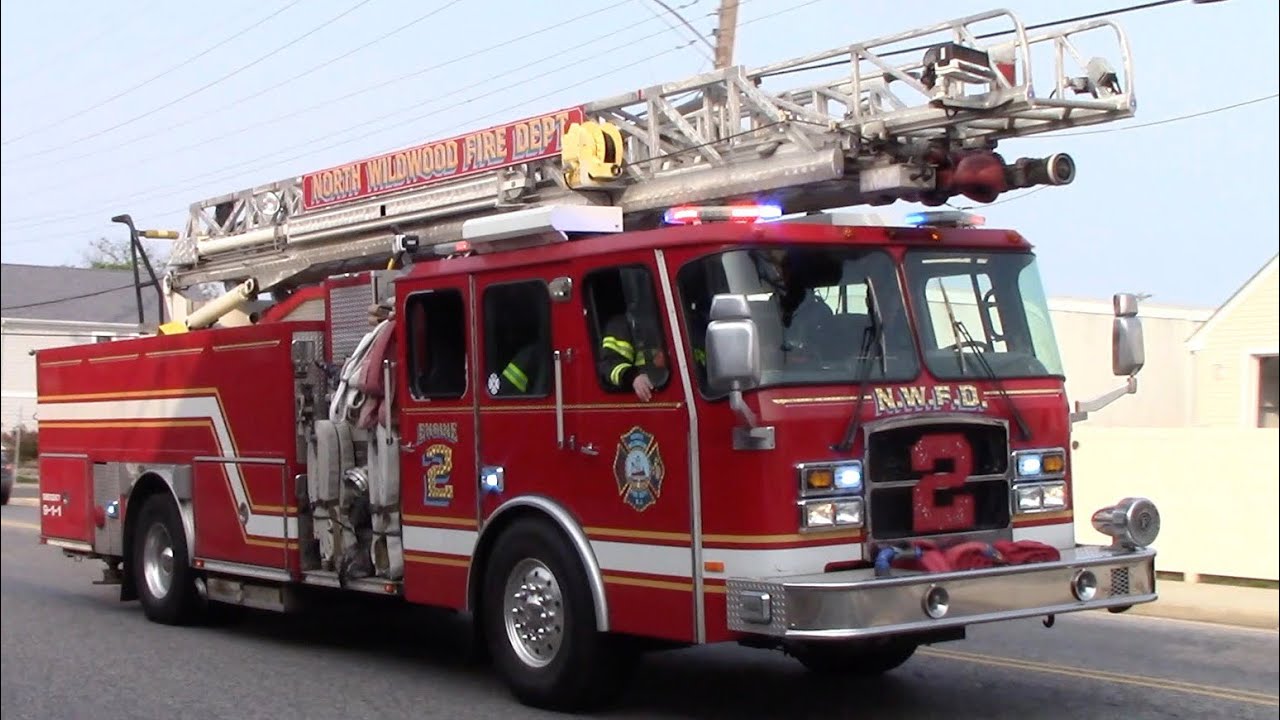 North Wildwood Fire Department Quint 2 Responding 6119 YouTube