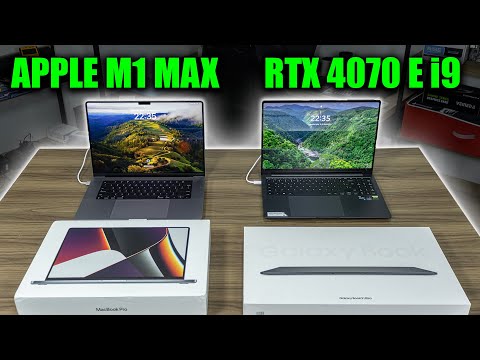 MACBOOK PRO M1 MAX OU SAMSUNG GALAXY BOOK 3 ULTRA? COMPARATIVO ULTRA COMPLETO