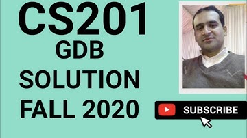 cs201 gdb solution fall 2020