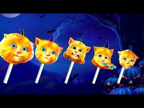 Cake Pop Finger Family Collection Kids Song With Ginger Cat Talking Kids Video Android IOS 