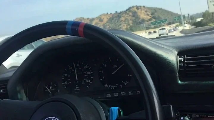 E30 M20 Turbo 3rd Gear Pull 5psi