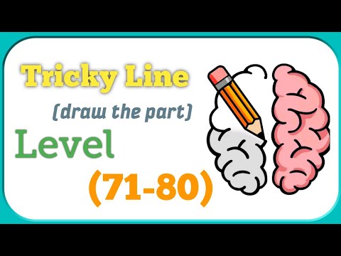Tricky Line - Draw The Part Level 71-80 Walkthrough Solution