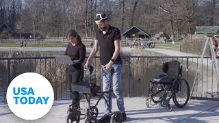 Paralyzed man walks thanks to new bluetooth brain technology | USA TODAY
